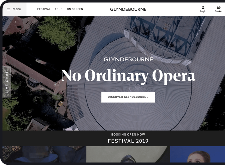 Glyndebourne Ticketing Website